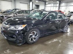 Salvage cars for sale at Ham Lake, MN auction: 2017 Honda Accord LX