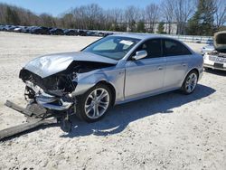 Salvage cars for sale at North Billerica, MA auction: 2015 Audi S4 Prestige