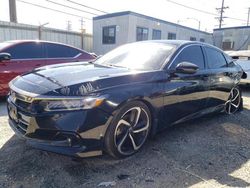 Salvage cars for sale at Los Angeles, CA auction: 2022 Honda Accord Sport