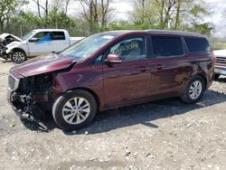 KIA salvage cars for sale: 2017 KIA Sedona LX