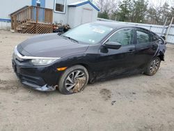 Salvage cars for sale at Lyman, ME auction: 2017 Honda Civic EX
