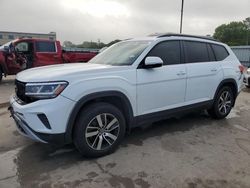 Salvage cars for sale at Wilmer, TX auction: 2021 Volkswagen Atlas SE