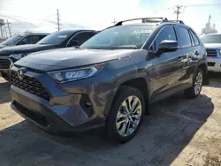 Salvage cars for sale at Chicago Heights, IL auction: 2021 Toyota Rav4 XLE Premium