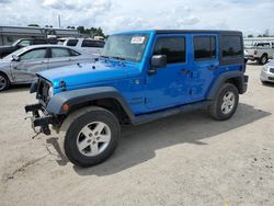 Salvage cars for sale at Harleyville, SC auction: 2015 Jeep Wrangler Unlimited Sport
