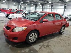 Toyota salvage cars for sale: 2009 Toyota Corolla Base