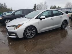 Salvage cars for sale from Copart Bowmanville, ON: 2020 Toyota Corolla SE