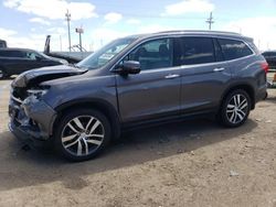 Salvage cars for sale at Greenwood, NE auction: 2017 Honda Pilot Touring