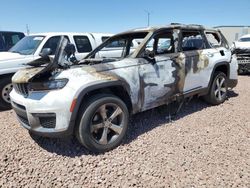 Salvage cars for sale at Phoenix, AZ auction: 2021 Jeep Grand Cherokee L Limited