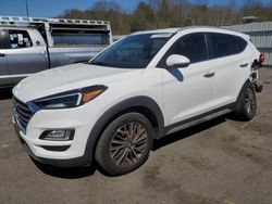 Salvage cars for sale at Assonet, MA auction: 2021 Hyundai Tucson Limited