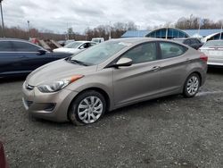 Salvage cars for sale from Copart East Granby, CT: 2013 Hyundai Elantra GLS