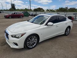 Infiniti Q50 Luxe Vehiculos salvage en venta: 2019 Infiniti Q50 Luxe