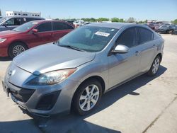 Salvage cars for sale from Copart Grand Prairie, TX: 2011 Mazda 3 I