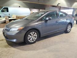 Honda salvage cars for sale: 2012 Honda Civic LX