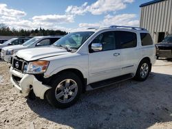 Salvage cars for sale at Franklin, WI auction: 2013 Nissan Armada SV