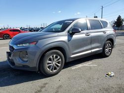 Salvage cars for sale at Rancho Cucamonga, CA auction: 2019 Hyundai Santa FE SE