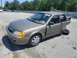 Salvage cars for sale from Copart Savannah, GA: 2000 Mazda Protege DX