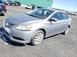 Salvage cars for sale from Copart Montreal Est, QC: 2014 Nissan Sentra S