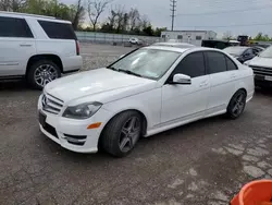 Salvage cars for sale at Cahokia Heights, IL auction: 2013 Mercedes-Benz C 300 4matic