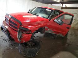 Salvage cars for sale from Copart Ebensburg, PA: 2001 Dodge RAM 1500
