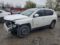Salvage cars for sale from Copart Baltimore, MD: 2016 Jeep Compass Latitude