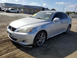 Salvage cars for sale at San Diego, CA auction: 2008 Lexus IS 250