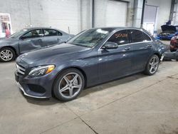Salvage cars for sale at Ham Lake, MN auction: 2016 Mercedes-Benz C 300 4matic