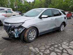 Chevrolet Equinox lt salvage cars for sale: 2022 Chevrolet Equinox LT