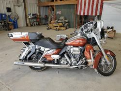 Salvage motorcycles for sale at Sikeston, MO auction: 2014 Harley-Davidson Flhtkse CVO Limited