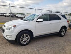 Salvage cars for sale from Copart Houston, TX: 2016 Chevrolet Equinox LT