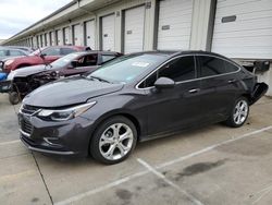 Chevrolet Cruze Premier salvage cars for sale: 2016 Chevrolet Cruze Premier