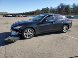 Salvage cars for sale from Copart Brookhaven, NY: 2015 Infiniti Q50 Base