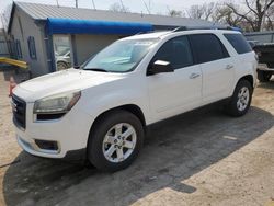 Salvage cars for sale at Wichita, KS auction: 2015 GMC Acadia SLE