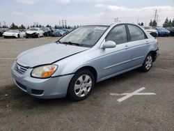 Salvage cars for sale from Copart Rancho Cucamonga, CA: 2007 KIA Spectra EX