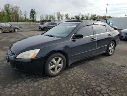 Salvage cars for sale from Copart Portland, OR: 2004 Honda Accord EX