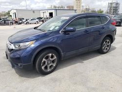 Salvage cars for sale at New Orleans, LA auction: 2017 Honda CR-V EX