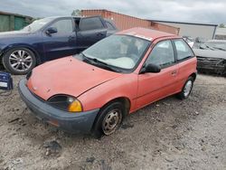 Salvage cars for sale at Hueytown, AL auction: 1995 GEO Metro Base