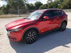 Salvage cars for sale at Fort Pierce, FL auction: 2018 Mazda CX-5 Grand Touring