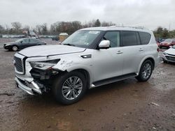 Salvage cars for sale at Chalfont, PA auction: 2020 Infiniti QX80 Luxe