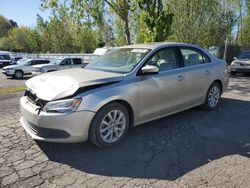 Salvage cars for sale from Copart Portland, OR: 2013 Volkswagen Jetta SE