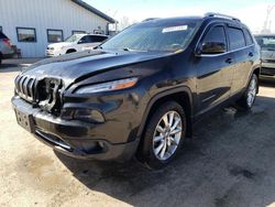 Vehiculos salvage en venta de Copart Pekin, IL: 2015 Jeep Cherokee Limited