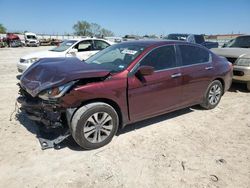 Salvage cars for sale at Haslet, TX auction: 2015 Honda Accord LX