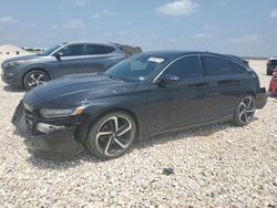 Salvage cars for sale from Copart Temple, TX: 2022 Honda Accord Sport