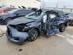 Salvage cars for sale from Copart Haslet, TX: 2017 Toyota Corolla L