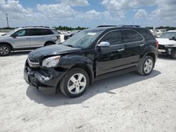 Salvage cars for sale from Copart Arcadia, FL: 2015 Chevrolet Equinox LTZ
