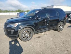 Salvage cars for sale at Fresno, CA auction: 2018 Ford Explorer Sport