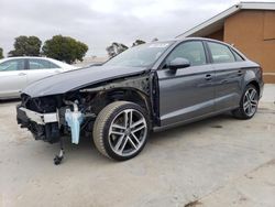 Salvage cars for sale at Hayward, CA auction: 2018 Audi A3 Premium