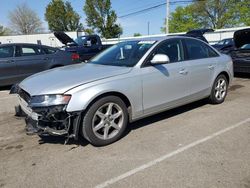 Salvage cars for sale from Copart Moraine, OH: 2009 Audi A4 2.0T Quattro
