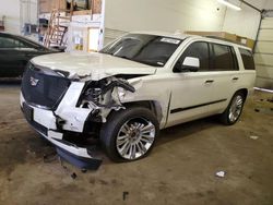 Salvage cars for sale from Copart Ham Lake, MN: 2015 Cadillac Escalade Luxury