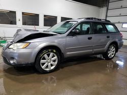 Subaru Outback 2.5i Vehiculos salvage en venta: 2008 Subaru Outback 2.5I