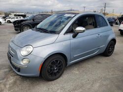 Salvage cars for sale from Copart Sun Valley, CA: 2013 Fiat 500 Lounge